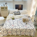 New style milk lamb velvet cashmere printed blanket